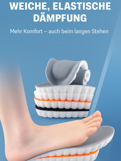 Memory-Einlegesohlen – Für Komfort, Haltung & Dämpfung