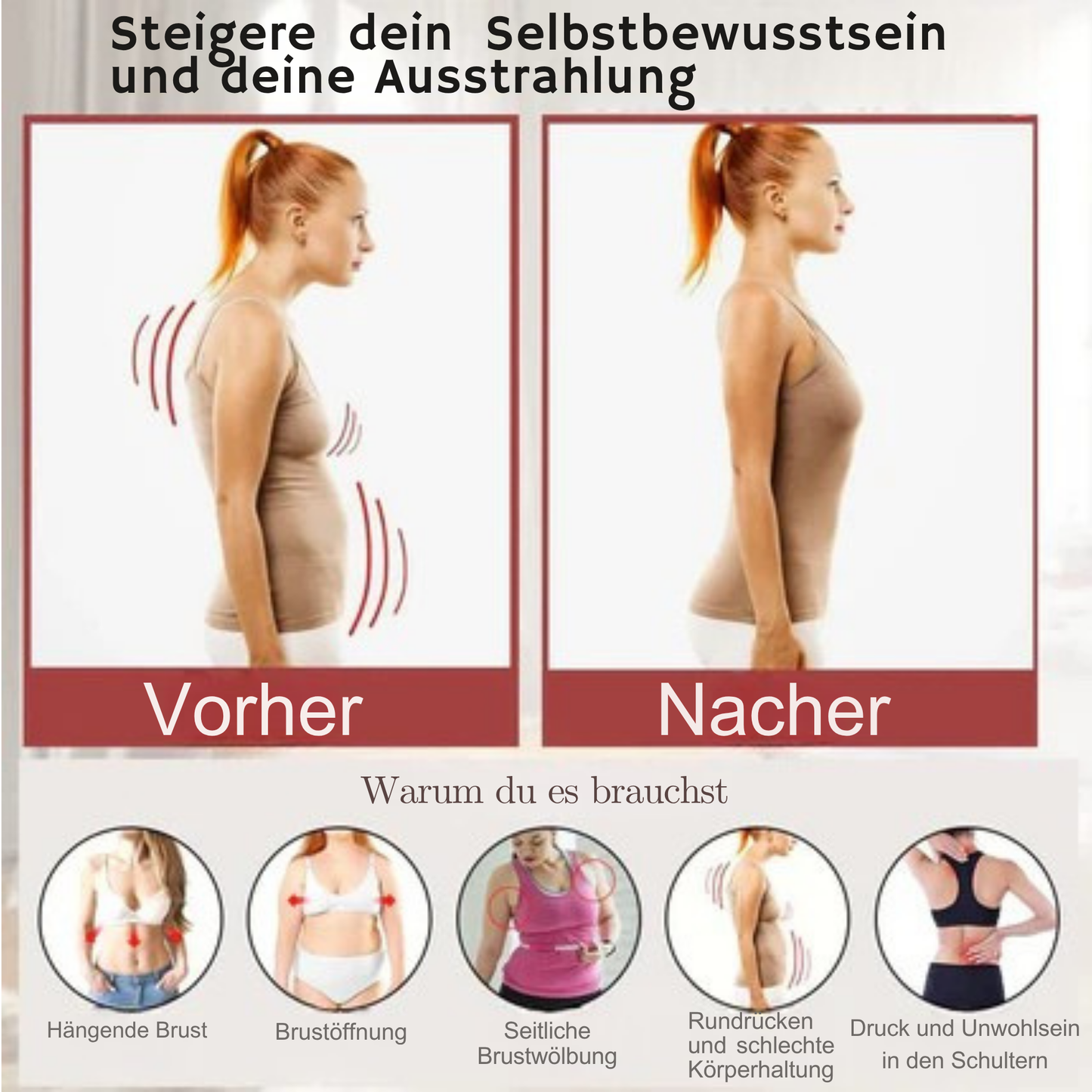 Holtura Corefit Pro Rücken Halterungs Korrekturgürtel